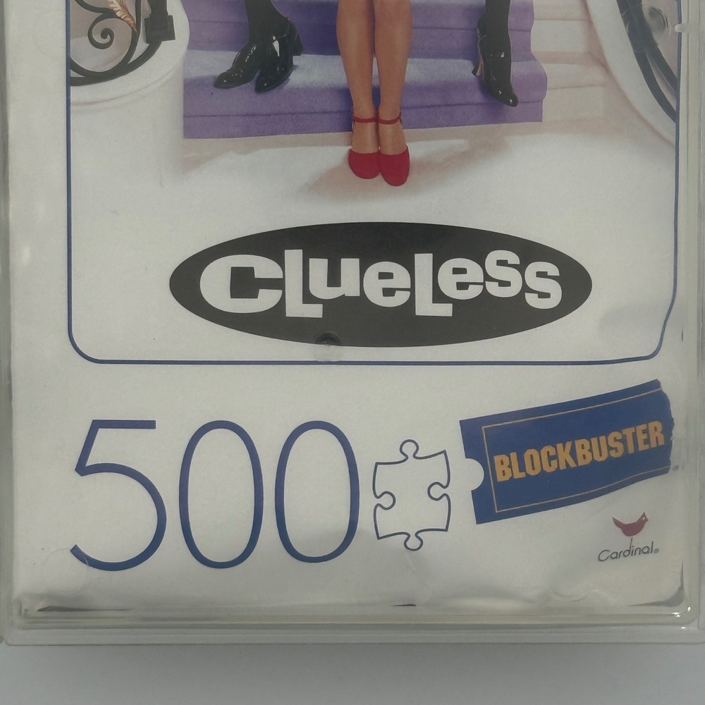 Cardinal Clueless Movie 500 Piece Jigsaw Puzzle Blockbuster VHS Case 18x24 - Picture 5 of 5